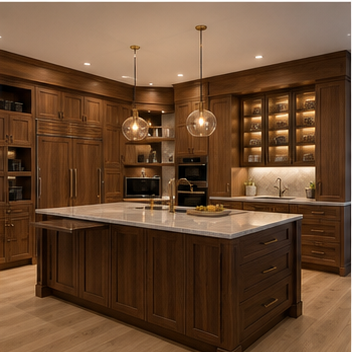 Walnut kitchen