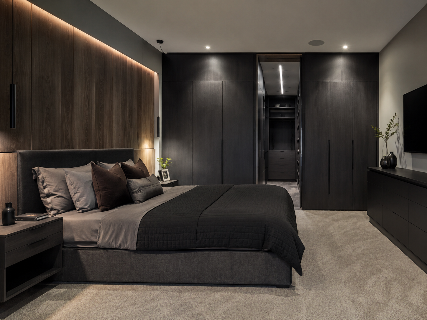 Custom bedroom fitout project 6