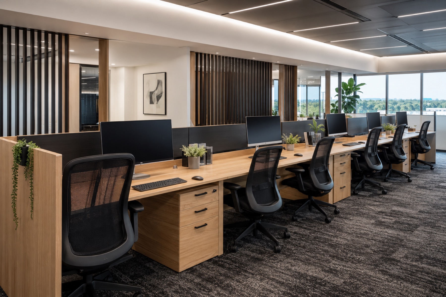 Custom office desk project 3