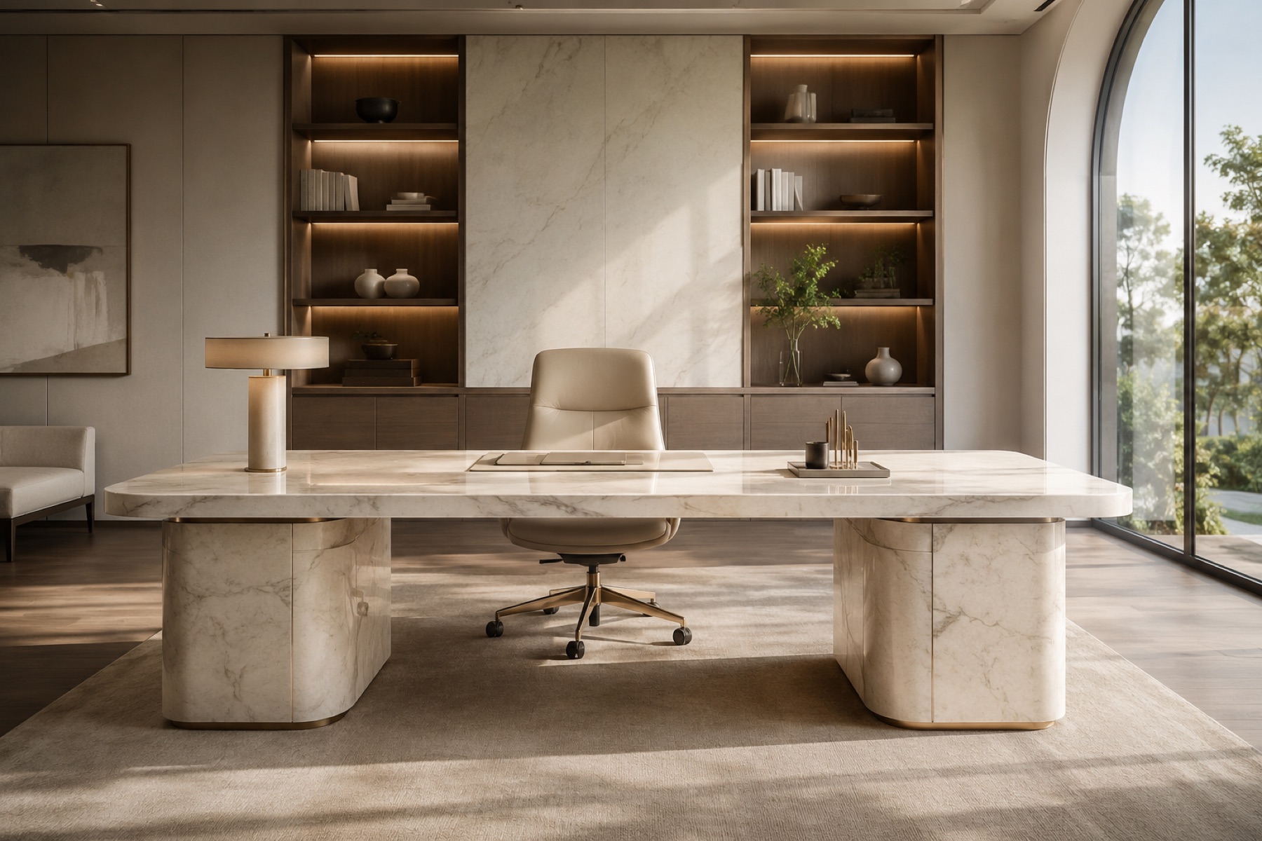 Custom office desk project 8