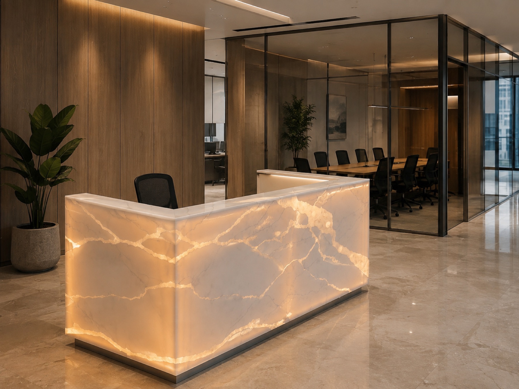 Custom office desk project 10